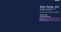Desktop Screenshot of jelcofoods.com